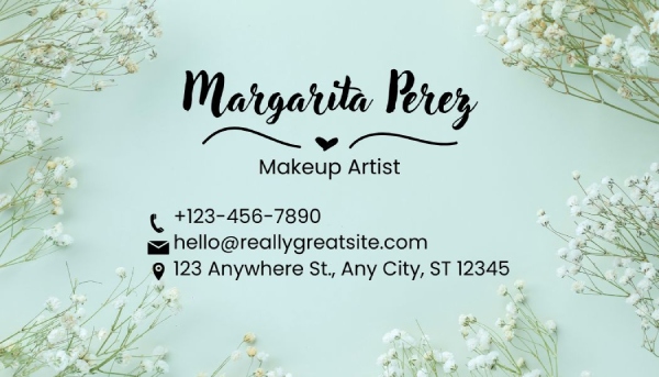 In Hoa Long nhận thiết kế và in ấn mẫu card visit make up chất lượng