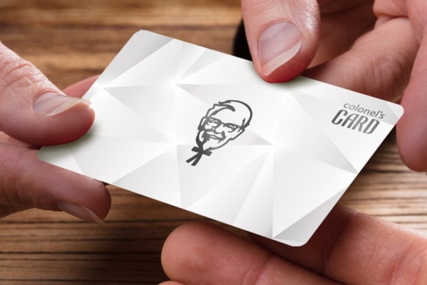 Mẫu card visit tiệm gà KFC in chuyên nghiệp