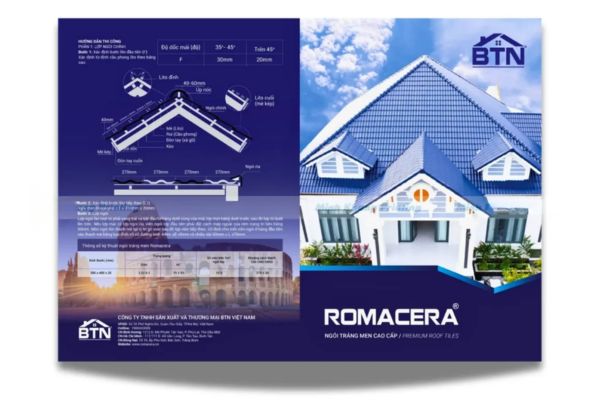In Hoa Long nhận thiết kế và in ấn mẫu catalogue tôn chuyên nghiệp