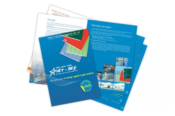 In Hoa Long nhận thiết kế và in ấn mẫu catalogue tôn giá rẻ