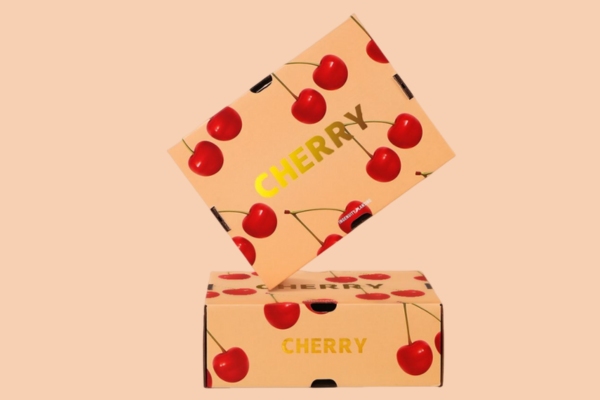 Mẫu hộp đựng cherry có quai xách cao cấp