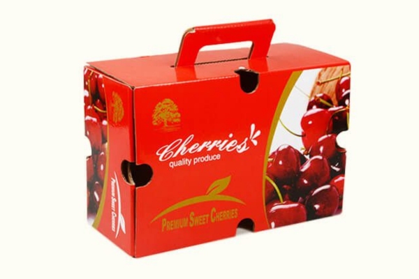 Mẫu hộp đựng cherry có quai xách