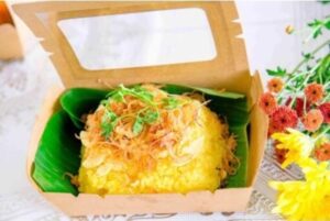 In Hoa Long nhận thiết kế và in ấn mẫu hộp giấy đựng xôi cao cấp