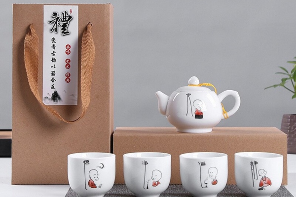 Mẫu hộp giấy đựng ấm trà độc đáo