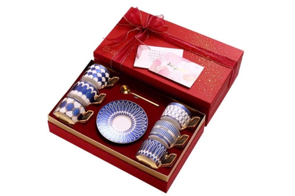 Mẫu hộp giấy đựng ấm trà nắp âm dương