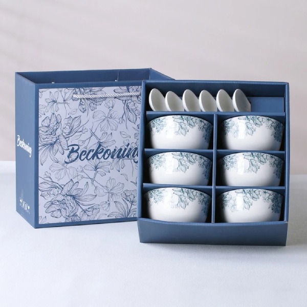 In Hoa Long nhận thiết kế và in ấn Mẫu hộp giấy đựng chén chất lượng