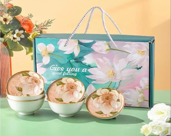 In Hoa Long nhận thiết kế và in ấn Mẫu hộp giấy đựng chén sang trọng