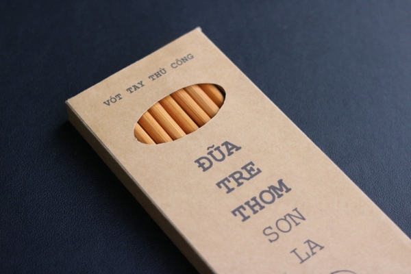 Mẫu hộp giấy đựng đũa mở 1 đầu