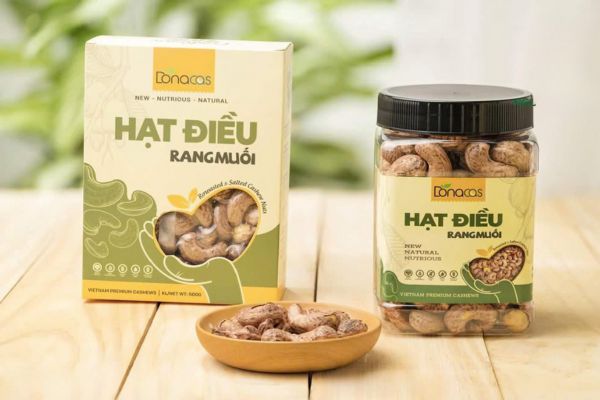 Mẫu hộp giấy đựng hạt điều giá rẻ, chất lượng cao