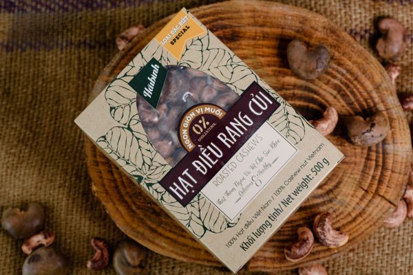 Mẫu hộp giấy đựng hạt điều giá rẻ, chất lượng cao