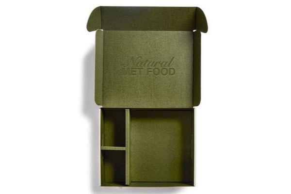 Mẫu hộp giấy nhiều ngăn in dập chìm