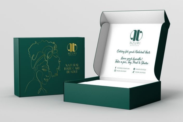 Mẫu hộp giấy trơn tạo điểm nhấn nổi bật