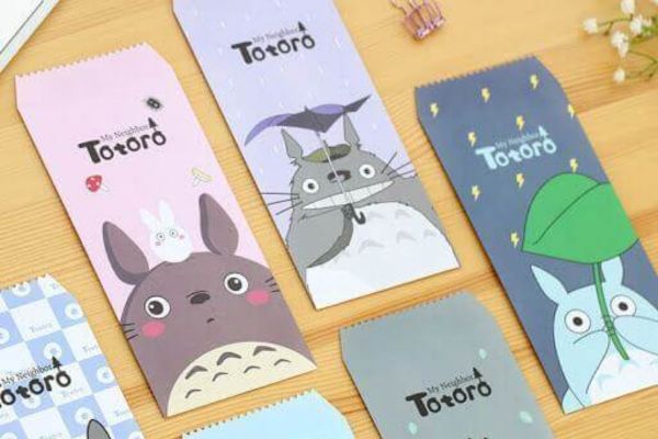Mẫu bao lì xì Totoro đẹp, chuyên nghiệp tại Hoa Long