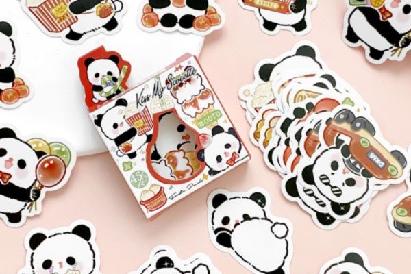 Mẫu sticker gấu trúc giá rẻ, mẫu đẹp tại Hà Nội