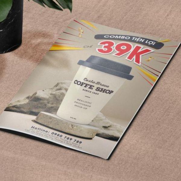 In tờ rơi a6 giá rẻ, thiết kế theo yêu cầu