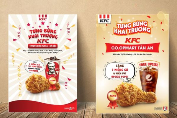Mẫu tờ rơi kfc giá rẻ, chất lượng cao tại Hà Nội