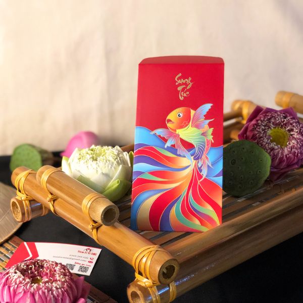 Lì xì cá chép sung túc giá rẻ, thiết kế theo yêu cầu tại Hà Nội