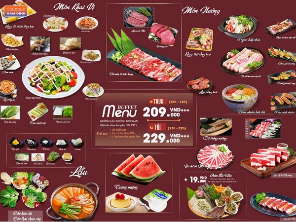 In Hoa Long nhận thiết kế và in ấn mẫu menu quán lẩu đẹp