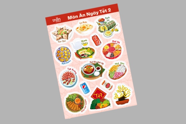 Mẫu sticker đồ ăn an toàn