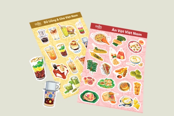 Mẫu sticker đồ ăn đẹp mắt