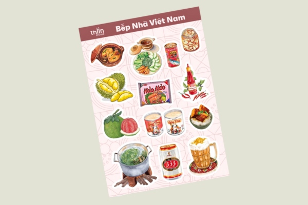 Mẫu sticker đồ ăn hấp dẫn