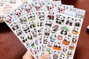 Mẫu sticker gấu trúc giá rẻ, mẫu đẹp tại Hà Nội