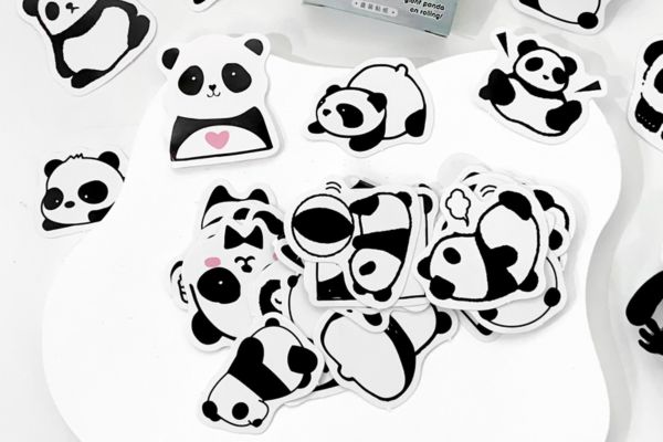 Mẫu sticker gấu trúc giá rẻ, mẫu đẹp tại Hà Nội