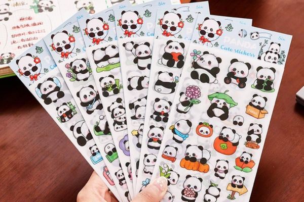 Mẫu sticker gấu trúc giá rẻ, mẫu đẹp tại Hà Nội