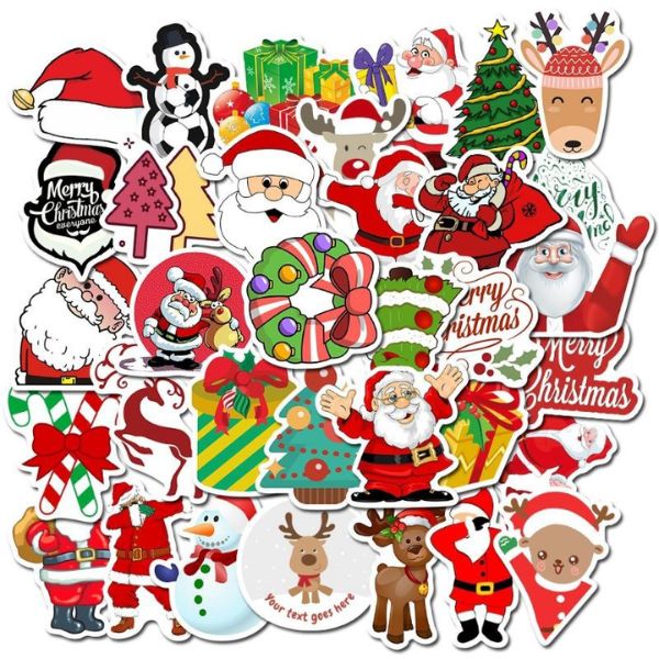 In sticker ông già Noel giá rẻ, chất lượng cao tại Hà Nội