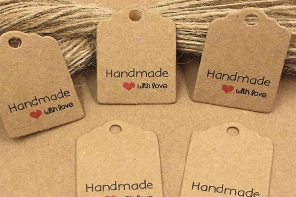 Mẫu tag giấy kraft đẹp giá rẻ, chất lượng cao