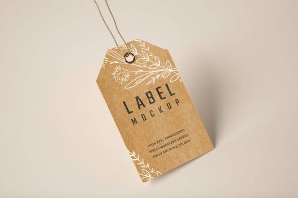 Mẫu tag giấy kraft đẹp giá rẻ, chất lượng cao