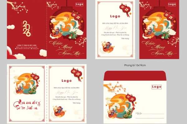 Mẫu thiệp chúc Tết thầy cô đẹp, giá rẻ