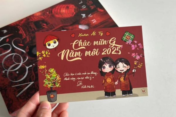 Mẫu thiệp chúc Tết thầy cô đẹp, giá rẻ