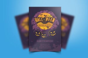 Mẫu thiệp mời halloween giá rẻ, thiết kế theo yêu cầu