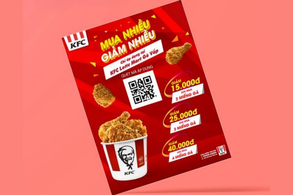Mẫu tờ rơi kfc giá rẻ, chất lượng cao tại Hà Nội