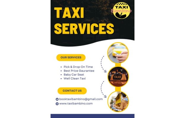 Mẫu tờ rơi quảng cáo taxi chuyên nghiệp