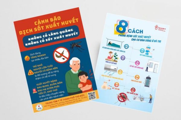 Mẫu tờ rơi sốt xuất huyết giá rẻ, thiết kế theo yêu cầu