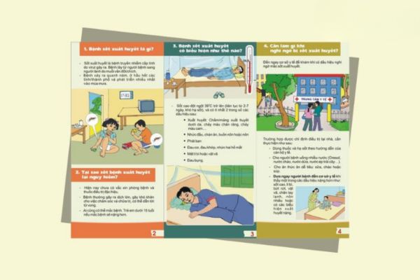 Mẫu tờ rơi sốt xuất huyết giá rẻ, thiết kế theo yêu cầu