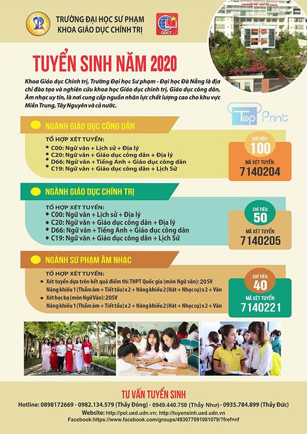 In Hoa Long nhận thiết kế và in ấn mẫu tờ rơi tuyển sinh đại học sư phạm