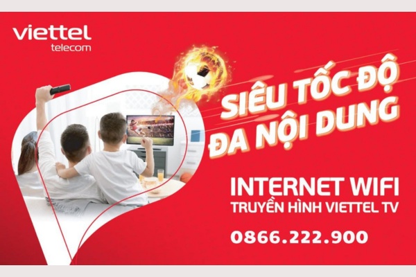 Mẫu tờ rơi Viettel internet