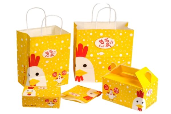 Mẫu túi giấy đựng gà rán đẹp, giá rẻ tại Hà Nội