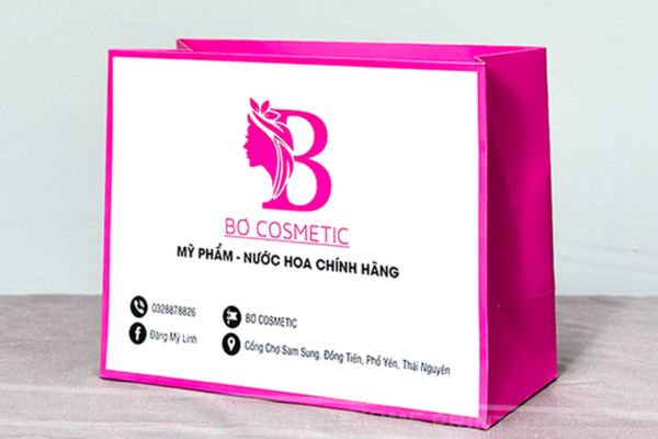 Mẫu túi giấy đựng nước hoa đẹp, thiết kế theo yêu cầu