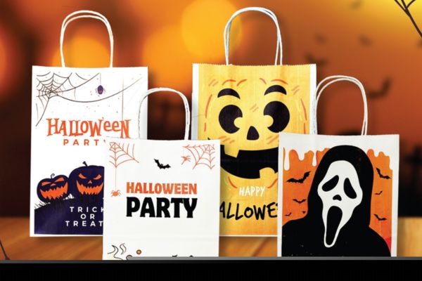 Mẫu túi giấy halloween giá rẻ, thiết kế theo yêu cầu