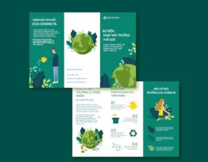 Những mẫu brochure môi trường truyền cảm hứng