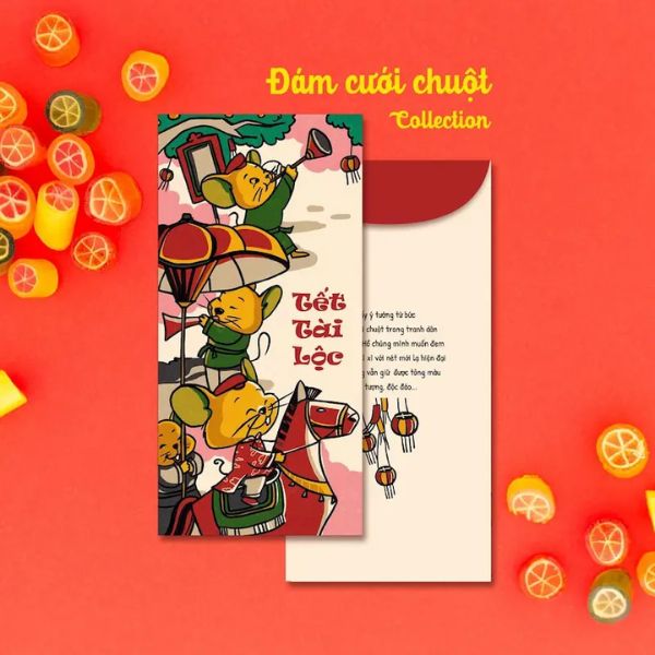 In bao lì xì Tranh Đông Hồ In bao lì xì Tranh Đông Hồ giá rẻ, chất lượng cao tại Hà Nội