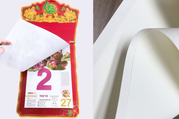 Tầm quan trọng của giấy in lịch