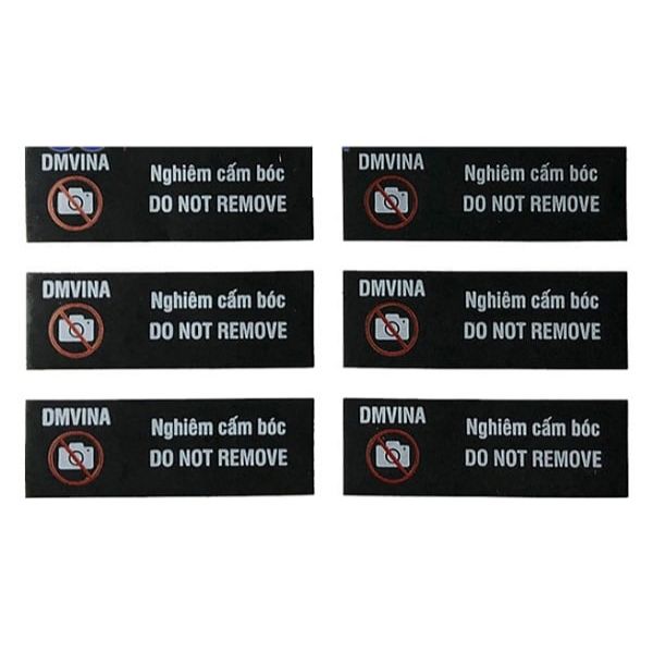 In tem nhãn cấm chụp ảnh giá rẻ, chất lượng cao