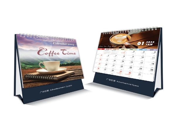 Tổng hợp những mẫu in lịch chủ đề cà phê đẹp, sáng tạo