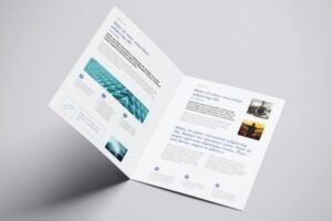 15+ Mẫu tờ rơi A3 gập đôi đẹp mắt, chuyên nghiệp