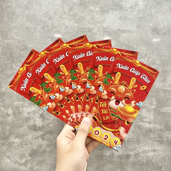 In bao lì xì Tết cổ truyền giá rẻ, mẫu đẹp